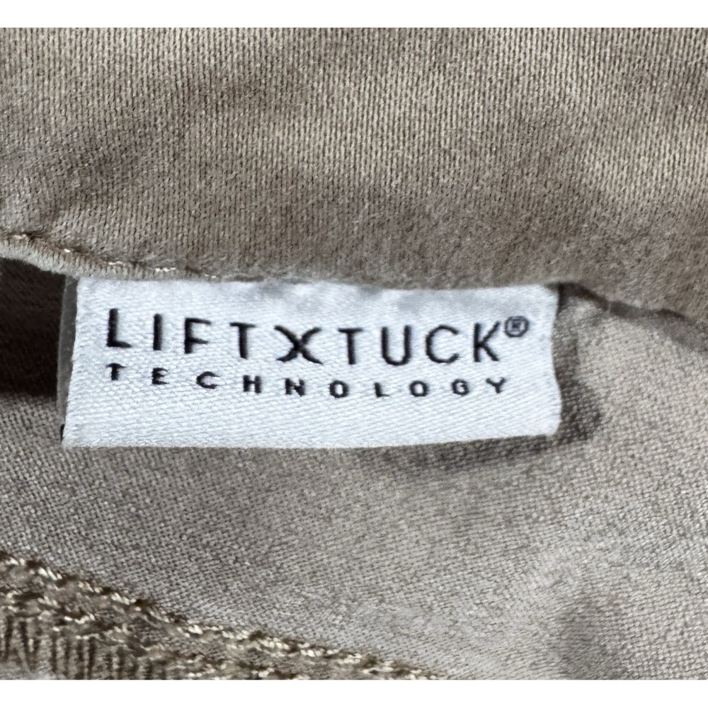 NYDJ Jeans Womens 10  Lift Tuck Tech Mid-Rise Straight Leg Tan Stretch Slimming‎ - Picture 3 of 14